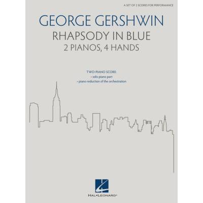 Rhapsody in Blue For 2 Pianos, 4 Hands a set of 2 scores for performance 1378307 – Hledejceny.cz