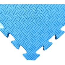 TATAMI PUZZLE podložka - Jednobarevná - 100x100x1,3 cm - podložka fitness modrá