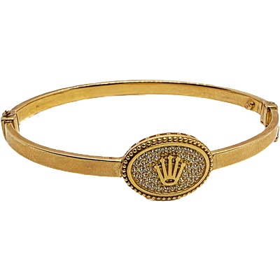 VipGold Златна дамска твърда гривна 8.31 гр (grt188)