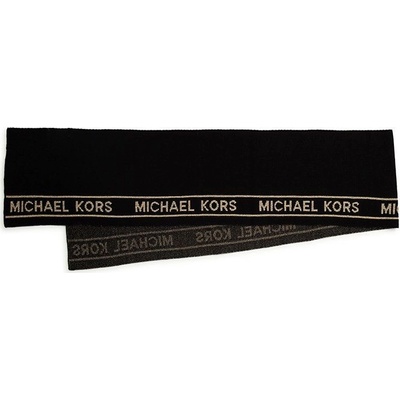 Michael Kors Detský šál čierna s potlačou