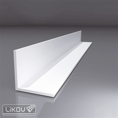 LIKOV Lišta PVC rohová neděrovaná G-LN PVC 50/50mm, délka 3,5m