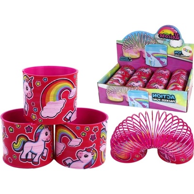 mamido Pružina s motivem Jednorožce 6 cm růžová