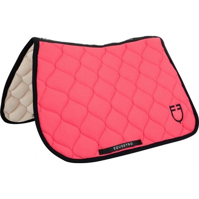 EQUESTRO Dečka podsedlová Mesh Black Line fuchsia