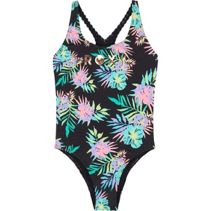 Roxy Детски бански костюм Roxy Kid's Roxy Active RG One Piece Swimsuit - Anthracite Aquarella Active Rg - размер 7 Years (750-2845-0113)