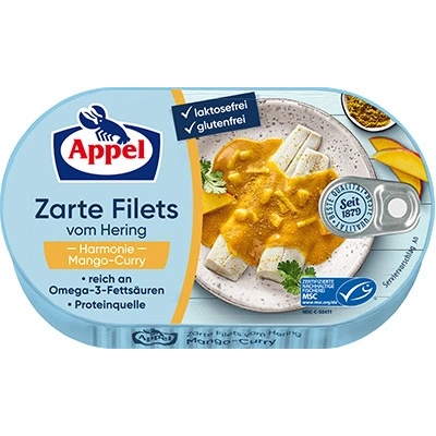 Appel Filety ze sleďů Harmonie mango curry omáčce 200 g