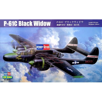 Hobby Boss Northrop P-61C černá Widow 1:48