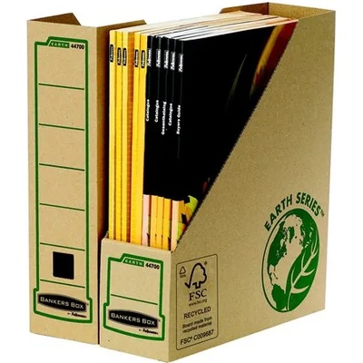 Fellowes Кутия за ръкавици, картон, 80 мм, "BANKERS BOX EARTH SERIES by FELLOWES" 4470001 (4470001)