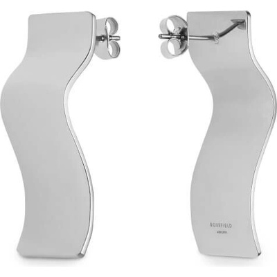 Rosefield náušnice Lois Wave Charm Earring Silver BWCES-J220