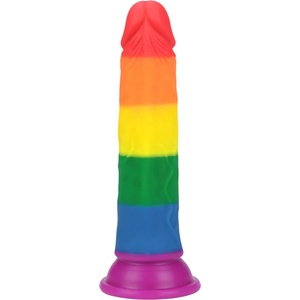 Lovetoy Prider 7.0 - реалистично дилдо - 19 см (дъга)