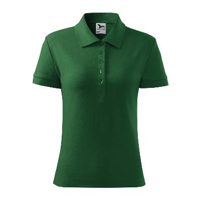 Malfini cotton 213 / Дамска поло тениска - бутилково зелено xl (2130616)