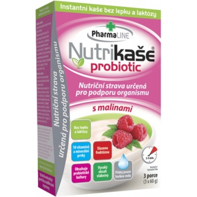 Nutrikaše probiotic s malinami 3 x 60 g