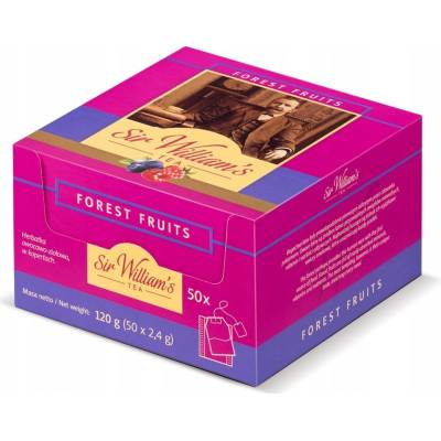 Sir William's Ovocný čaj Lesné plody 50 vrecúšok