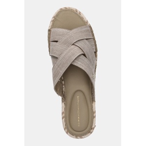 Tommy Hilfiger Чехли CHAMBRAY ESPADRILLE MULE