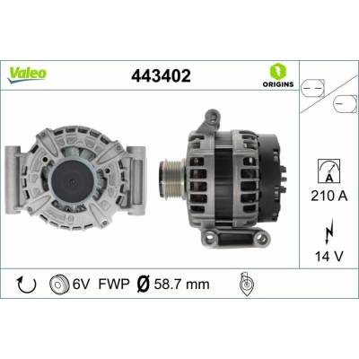 Generátor VALEO 443402