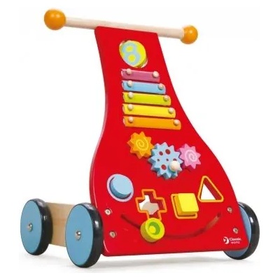 Classic World - Дървена проходилка с активности (3302)