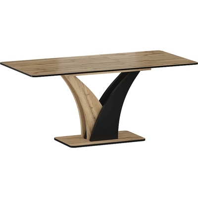 Bogdan Furniture Europe Трапезна маса Мебели Богдан модел Neptun, дъб артисан/ черно