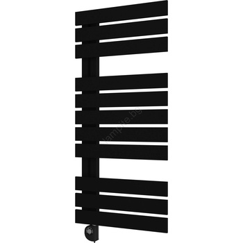 Vertaduro - радиатор за баня с термостат ZIVA, 500 W, 109x50 cm, черен (VR0045)