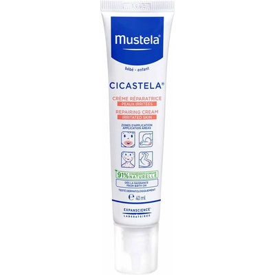 Mustela Възстановяващ крем Mustela - Cikastela, 40 ml