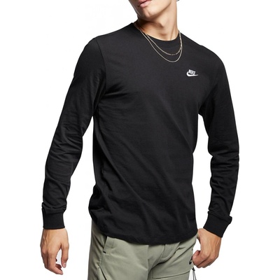 Nike NSW CLUB TEE LS AR5193-010 černá