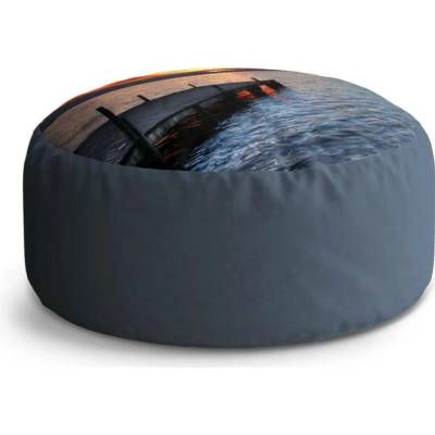 Sablio Taburet Circle Západ slunce nad molem: 38x48 cm