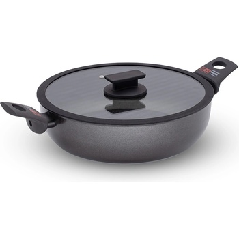 Accademia Mugnano Am ТИГАН С ДВЕ ДРЪЖКИ+КАПАК fortezza 28cm (fptgmcv228i)