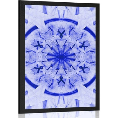 Plakát abstrakce Mandaly - 40x60 black