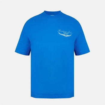 Firetrap Тениска Firetrap Men's Sport Club Oversized T-Shirt - Blue