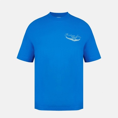 Firetrap Тениска Firetrap Men's Sport Club Oversized T-Shirt - Blue