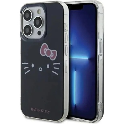Hello Kitty Кейс Hello Kitty IML Kitty Face за iPhone 15 Pro Max, черен (KXG0078946)