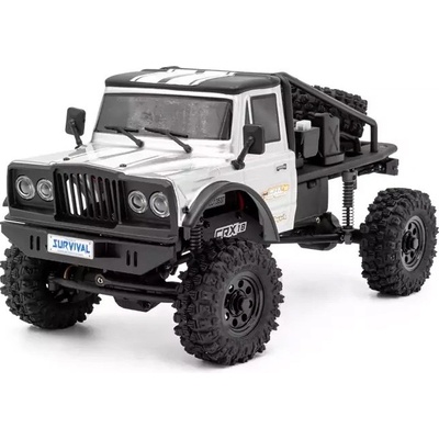 HOBBYTECH RTR CRX18 Truck Trial 4wd Honcho verze stříbrný 1:18