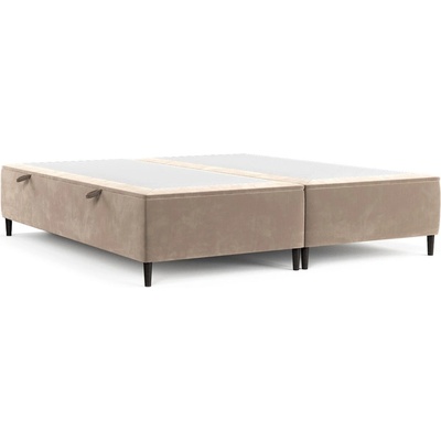 Maison de Reve Бежово тапицирано двойно легло с място за съхранение 140x200 cm Tate - Maison de Rêve (TATE140_MDR_P0_RIV24_M0_NF_T0_L59)