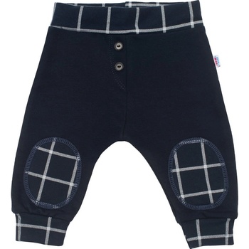 New Baby Dojčenské bavlnené tepláčky Cool tmavo modré