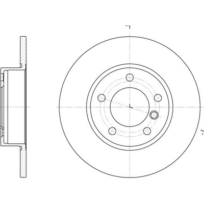 Brzdový kotúč REMSA 6323.00