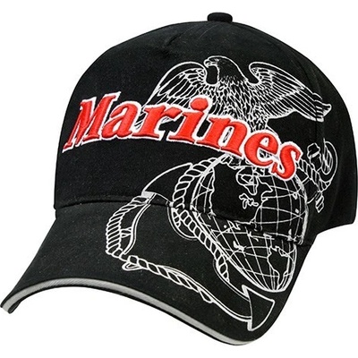 Čepice Rothco Deluxe US.Marines Baseball černá