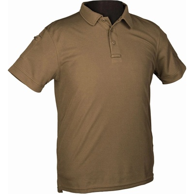 Mil-Tec Quickdry taktické tričko krátky rukáv dark coyote
