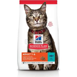 Hill's Science Plan Adult суха храна за котки с риба тон 300 г