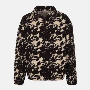 SoulCal Womens Soul Borg Quarter-Zip Fleece - Cow Print