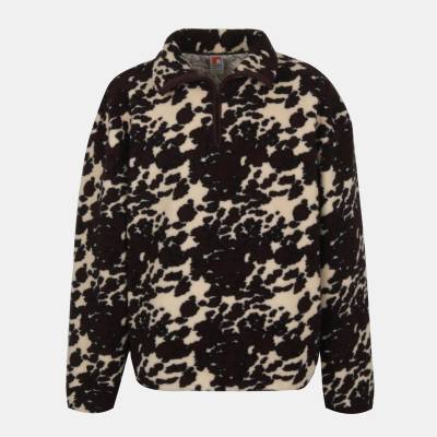 SoulCal Women's Soul Borg Quarter-Zip Fleece - Cow Print