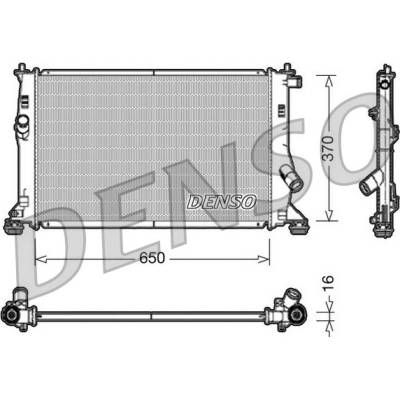 DENSO Chladič, chlazení motoru DRM10076