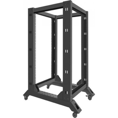 Lanberg open rack 22U 600x800, black (OR01-6822-B)
