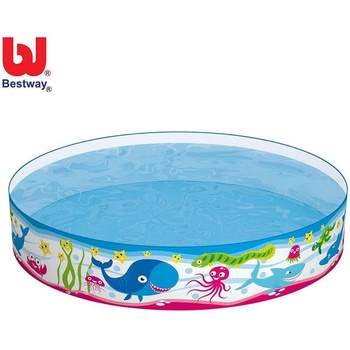 Bestway Басейн с твърд борд 152 х 25 см bestway 55029