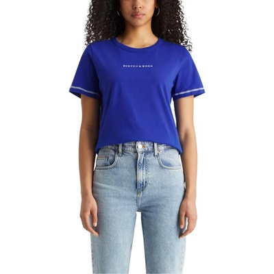 Scotch & Soda Синя дамска тениска Scotch & Soda Scotch & Soda | Sin | ЖЕНИ | XS