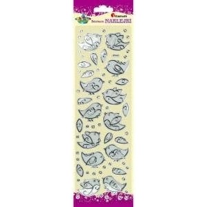 TITANUM Foil stickers birds transparent-silver