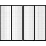 vidaXL Магнитни завеси против насекоми за врата 2 бр черни 220x130 см (314689)