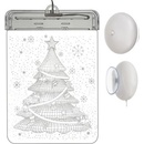 Malatec 17225 Závesná vianočná 3D LED dekorácia svietiaci stromček