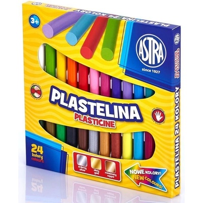 Astra Plastelína základná 24 farieb (0651)