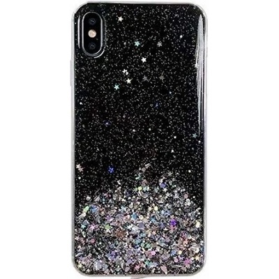 Pouzdro Wozinsky Star Glitter Apple iPhone XS Max - Černé
