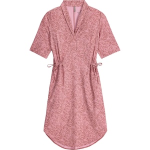 Royal Robbins Дамска рокля Royal Robbins Women's Spotless Traveler Dress S/S Dress - Mahogany Briar Pt - размер XS (134-0605-0811)