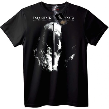 NOONEBRAND Тениска Imagine Dragons Меч - XS, White