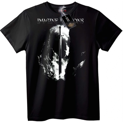 NOONEBRAND Тениска Imagine Dragons Меч - XS, White